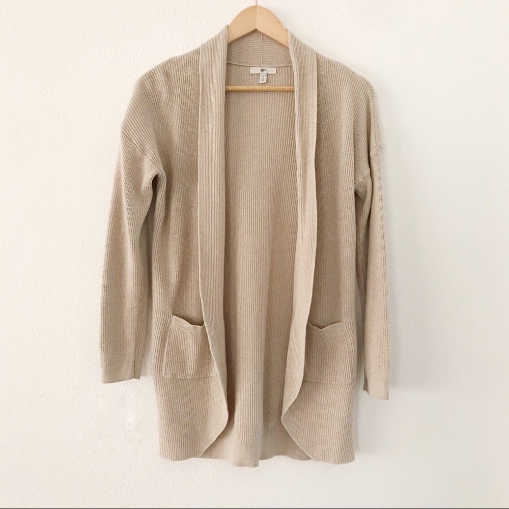 BP Oatmeal Cardigan Small